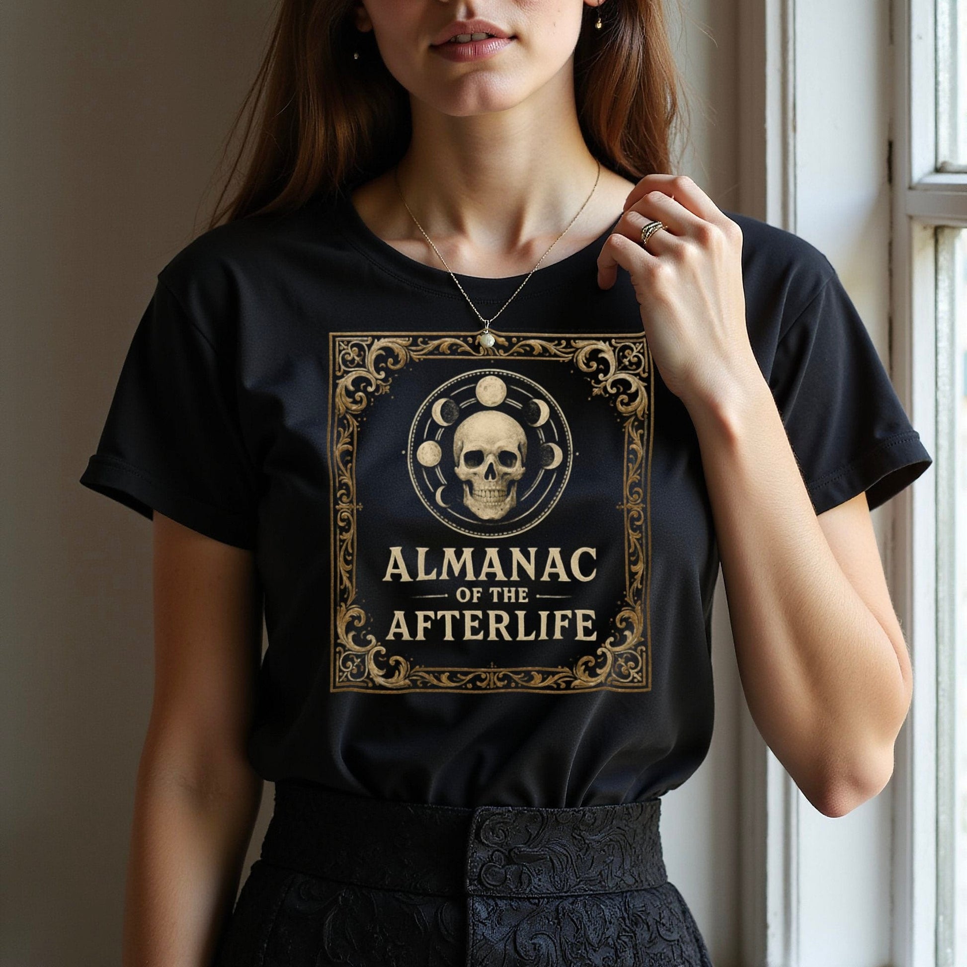 Almanac of the Afterlife Skull Design Shirt product type