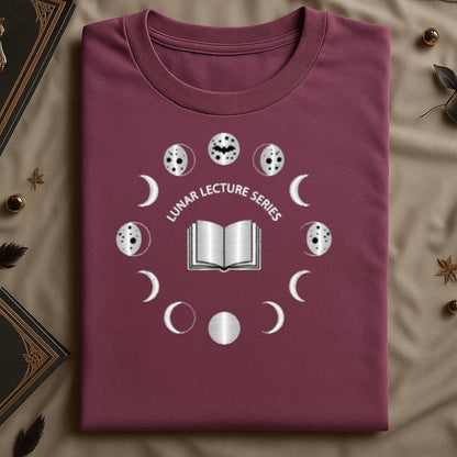 Lunar Lecture Series Moon Phases Graphic Shirt product