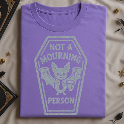 Not a Mourning Person Bat Graphic Tee Shirt product type