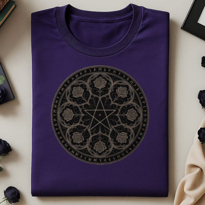 Enchanting Graphic Printed Mystic Rose Emblem Shirt product
