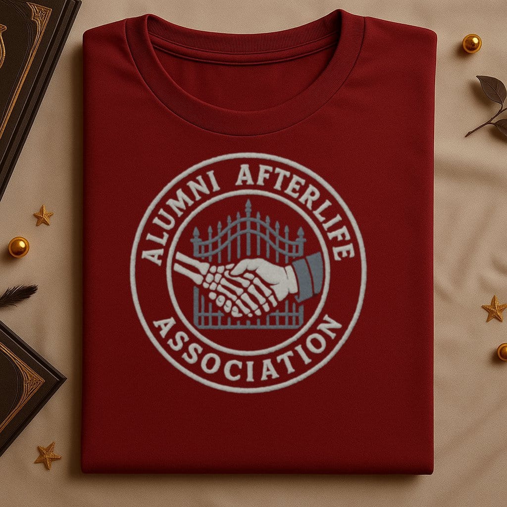 Alumni Afterlife Association Red Graphic Design product