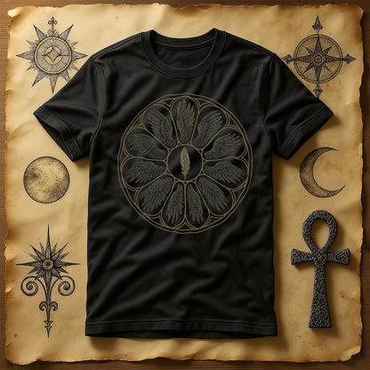 Ancient Symbol Circle Design Short Sleeve Shirt product type