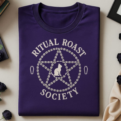 Ritual Roast Society Pentagram Cat Coffin design product