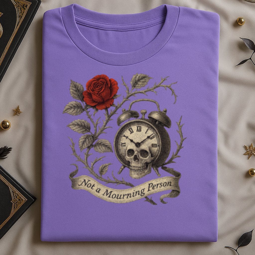 Not a Mourning Person Graphic Print Shirt product