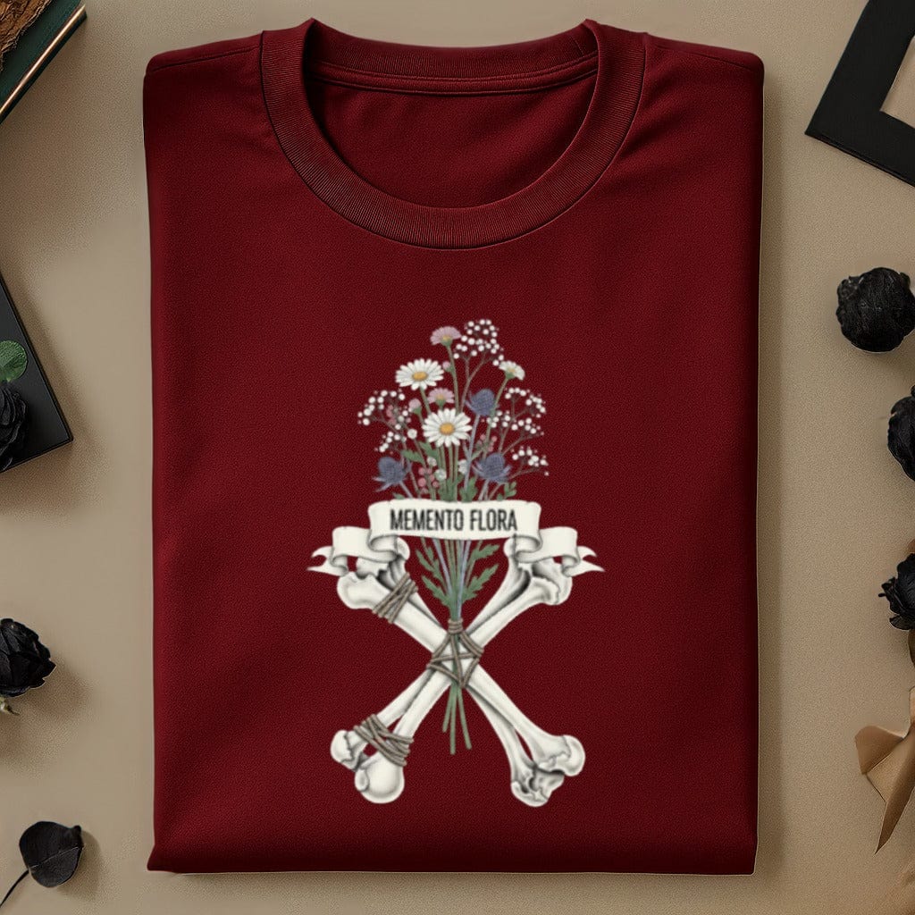 Memento Flora Crossed Bones Design Shirt product