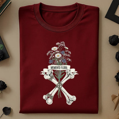 Memento Flora Crossed Bones Design Shirt product