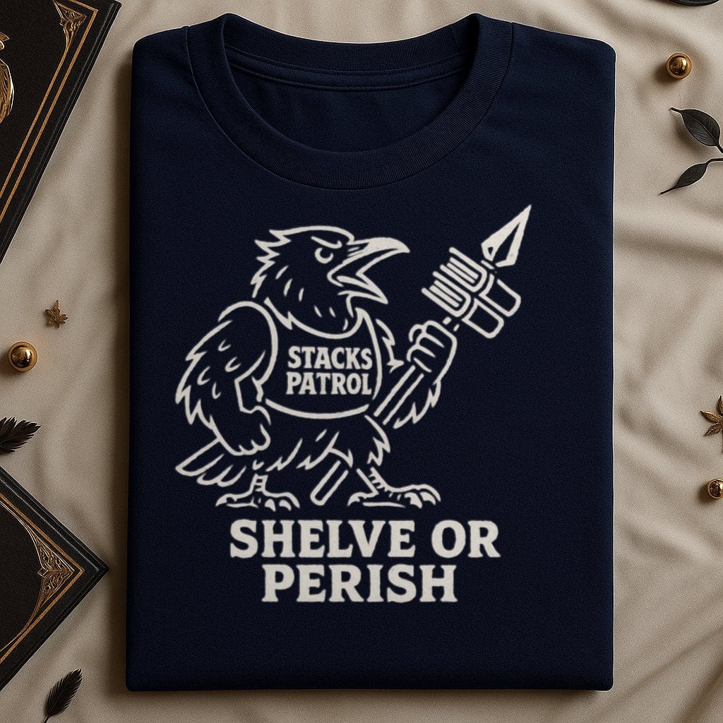 Stacks Patrol Shelve Or Perish Graphic T-shirt product type