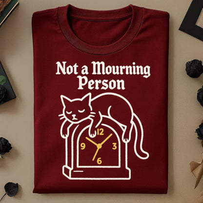 Not a Mourning Person Cat Graphic T-Shirt product type