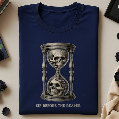 Sip Before the Reaper Graphic Printed T-shirt Product