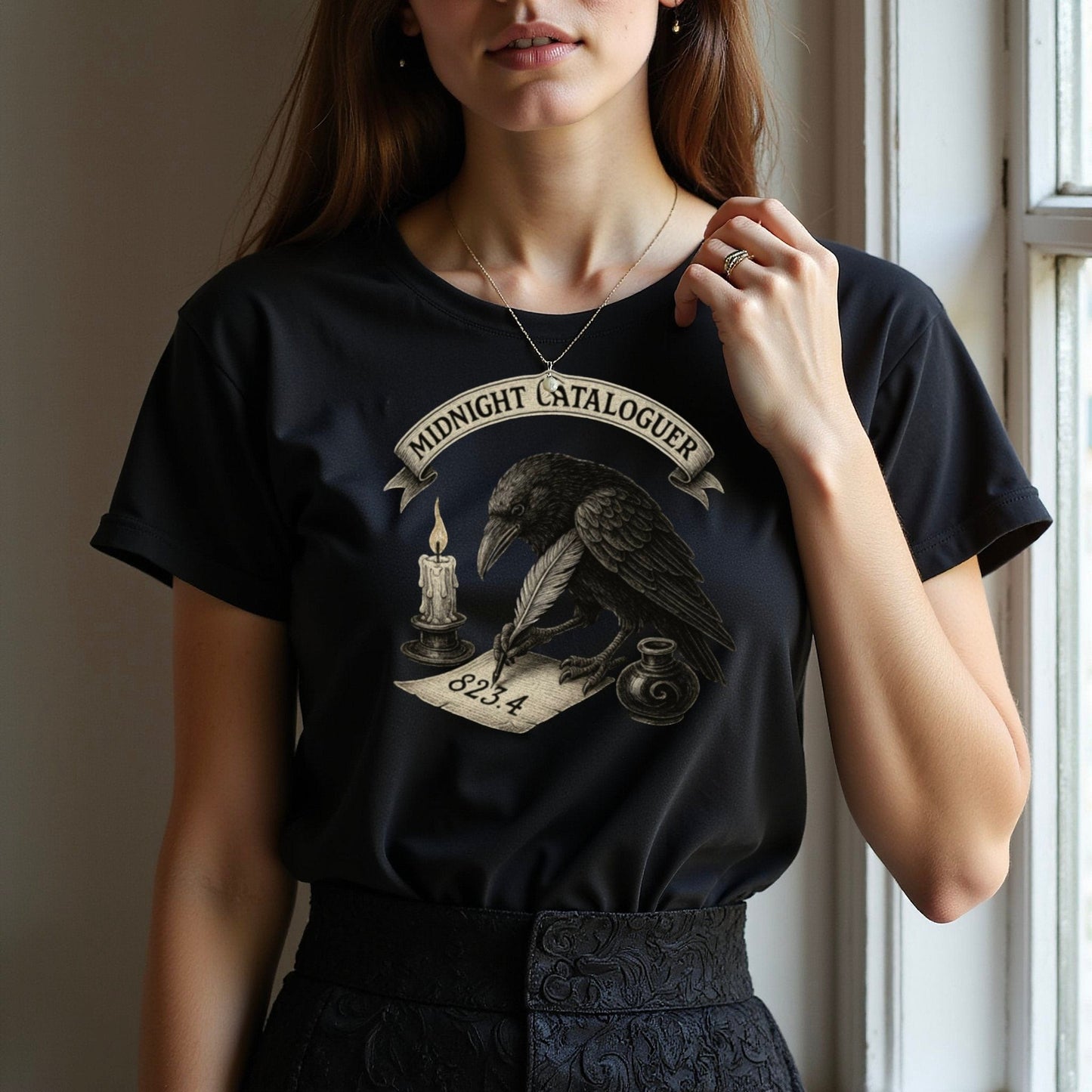Midnight Cataloguer Graphic T-shirt for Stylish Looks Product