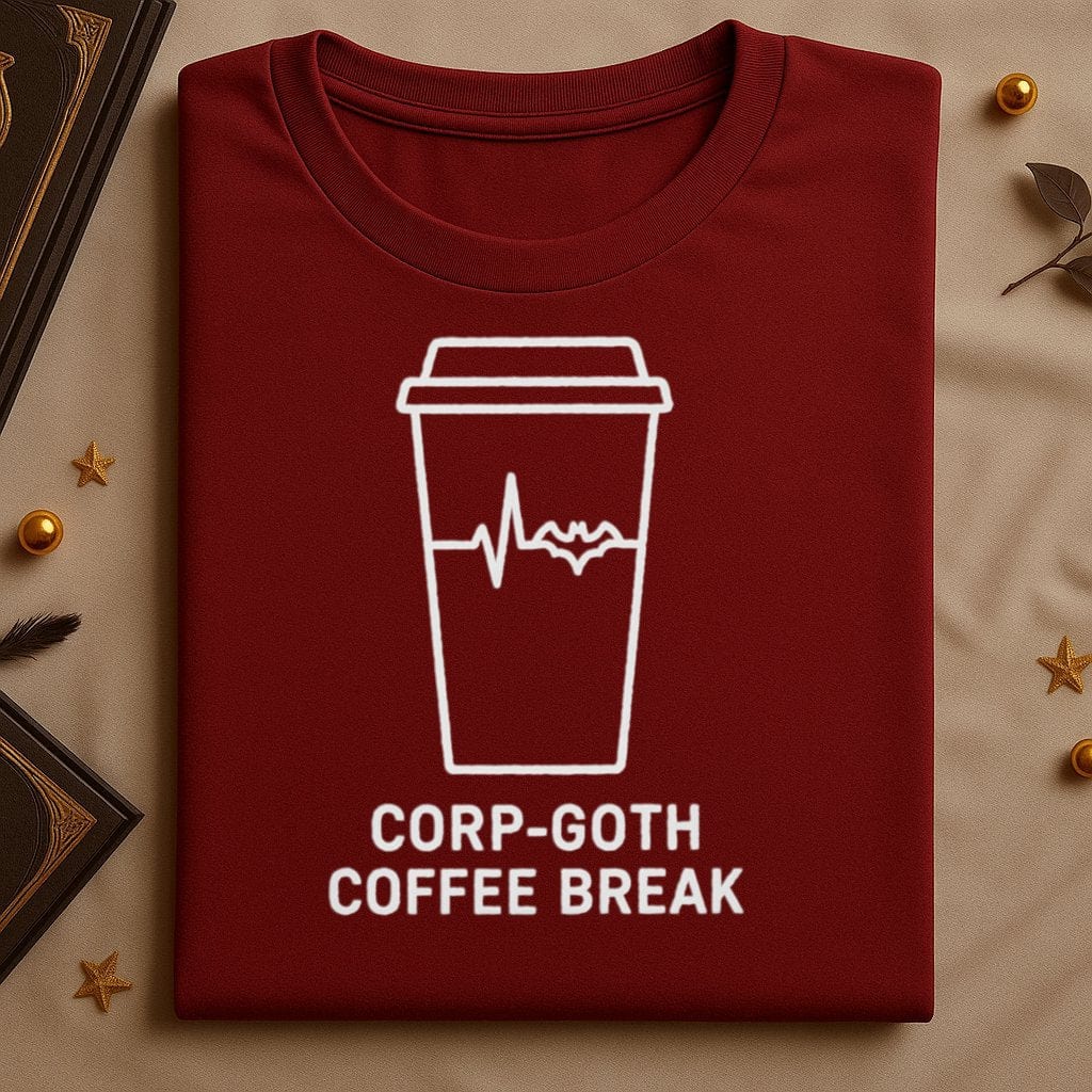Corp-Goth Coffee Break Shirt Graphic Tee product