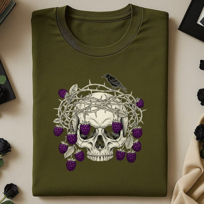 Gothic Skull With Thorn Crown Unisex T-Shirt product