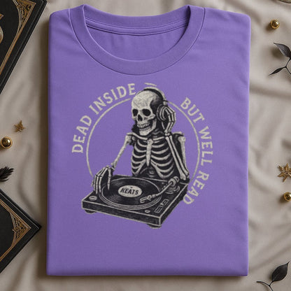 Dead Inside But Well Read Skeleton T-shirt product