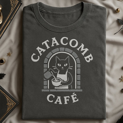 Catacomb Café Unique Graphic T-Shirt Product