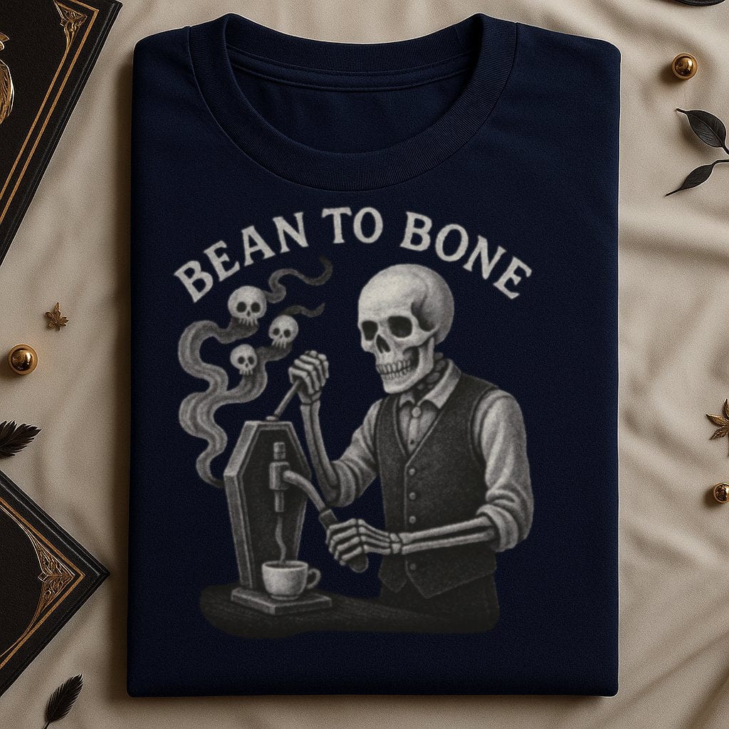 Bean to Bone Skeleton Barista Shirt product type
