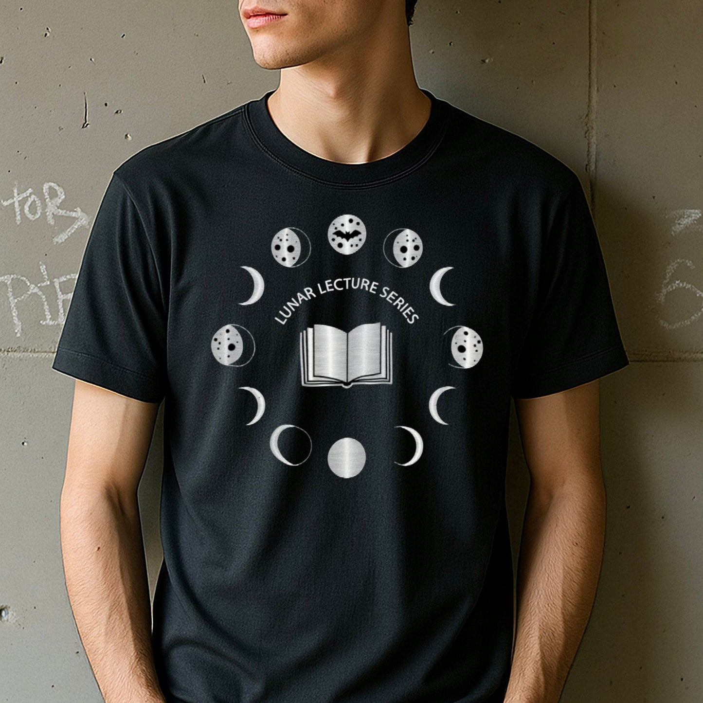 Lunar Phases Graphic Design T-Shirt product
