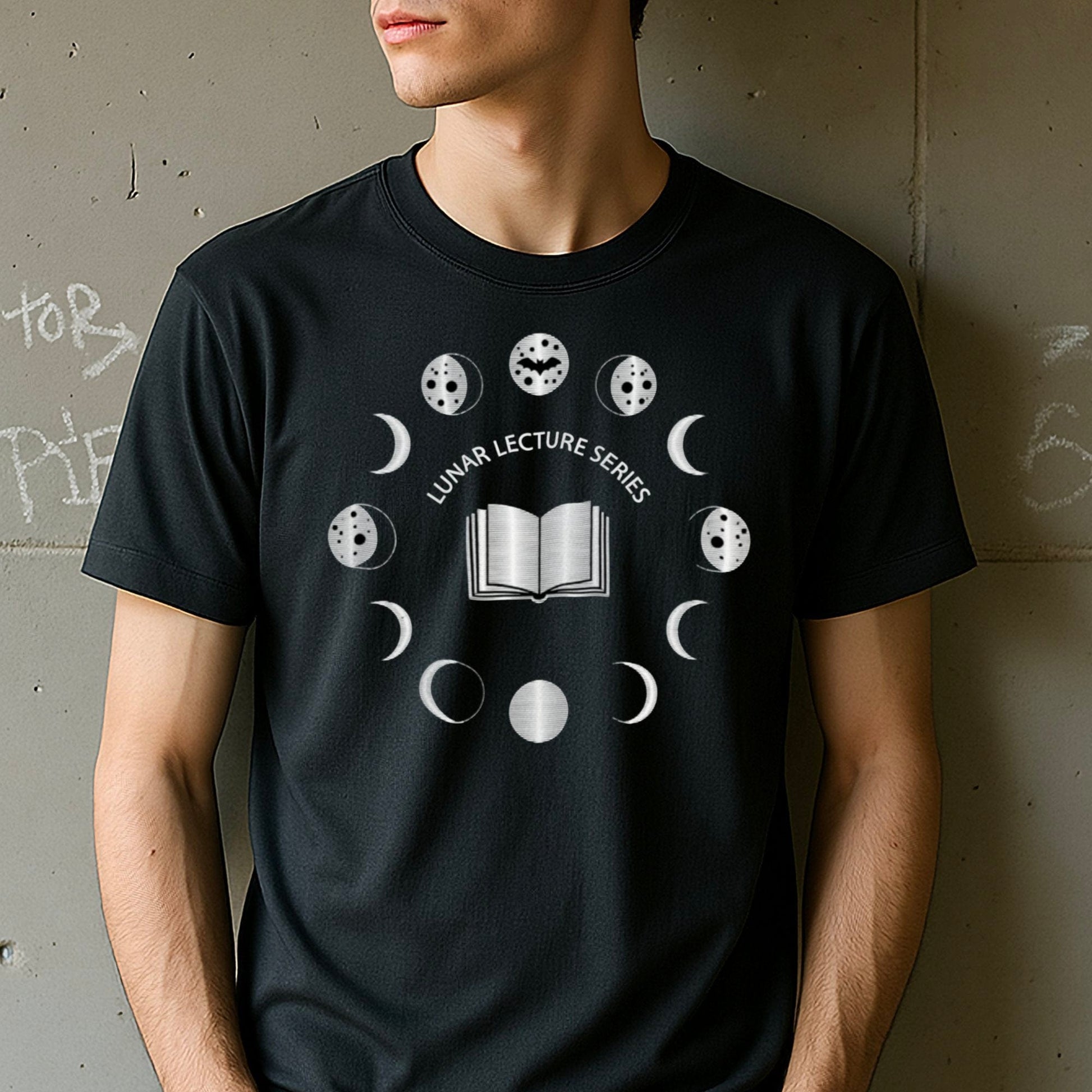 Lunar Phases Graphic Design T-Shirt product