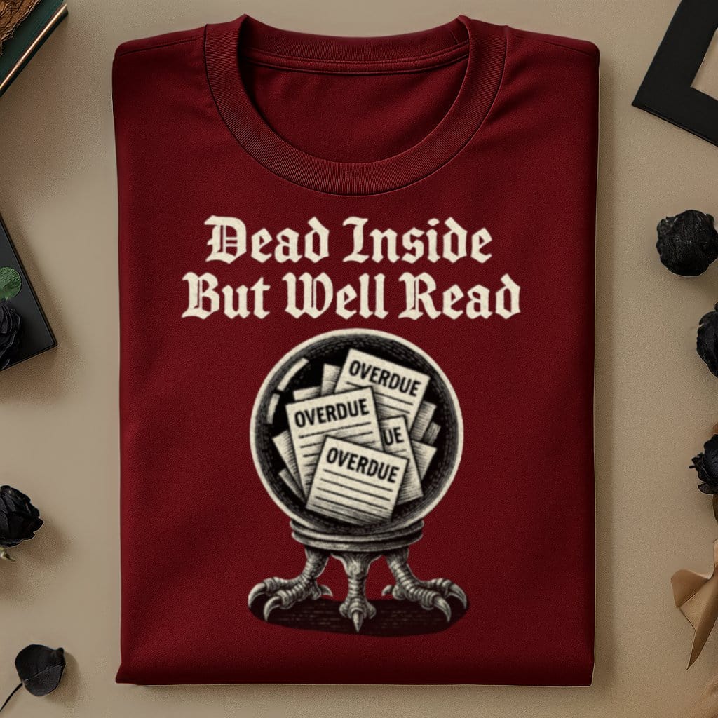 Dead Inside But Well Read Graphic Tee product