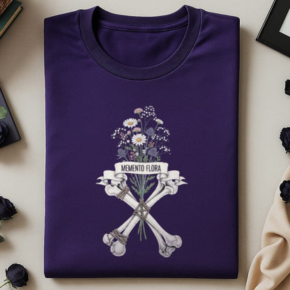 Memento Flora Bouquet Art With Bones Graphic Shirt product