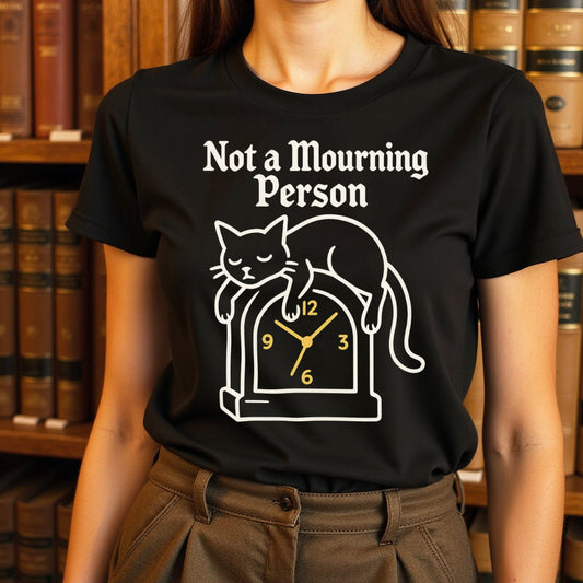 Not a Mourning Person Cat Clock Design product type