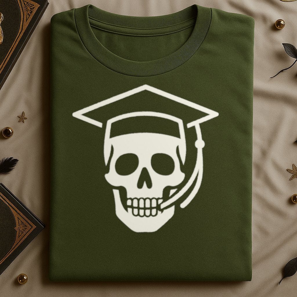 Academic Skull Graphic Design T-shirt product