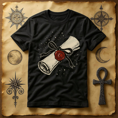 Mystical Scroll with Wax Seal and Ancient Symbols product type