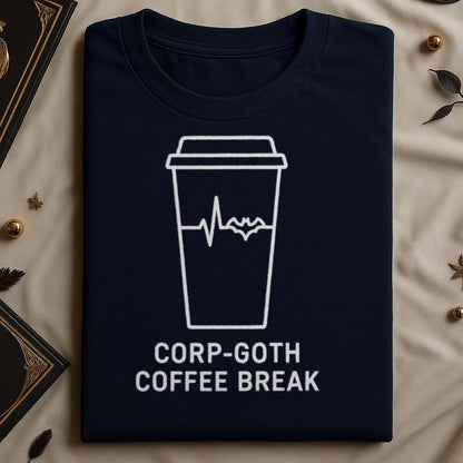 Corp Goth Coffee Break Graphic Design Shirt product