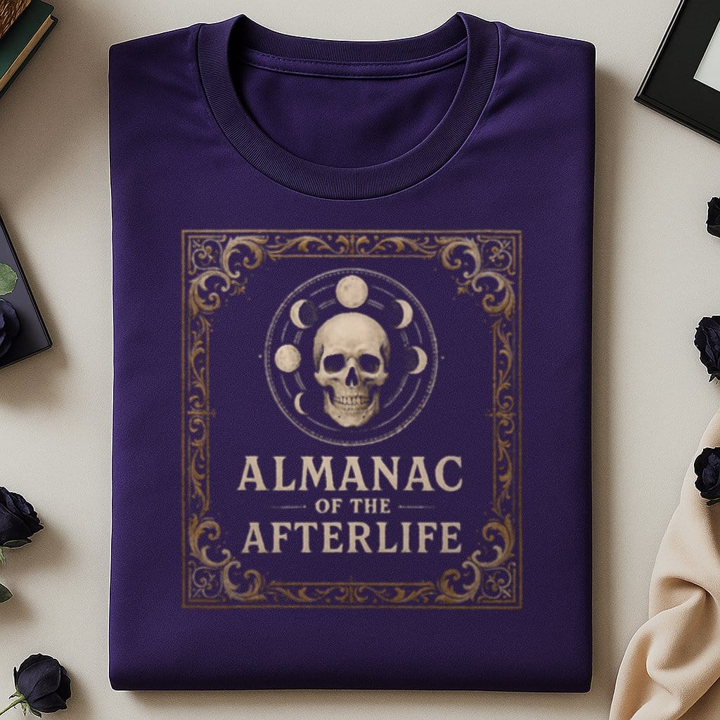 Almanac of the Afterlife Unique Skull Design Shirt Product