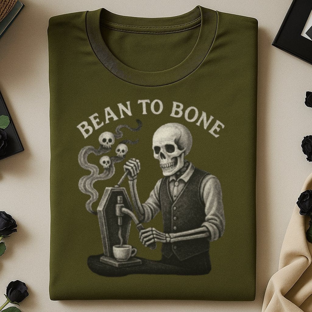 Bean to Bone Skeleton Barista T-shirt product