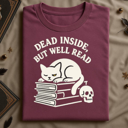 Dead Inside But Well Read Graphic T-Shirt product