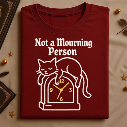 Not a Mourning Person Cat Graphic Shirt product