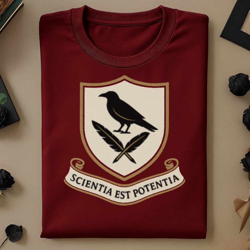 Scientia Est Potentia Raven Crest Shirt product