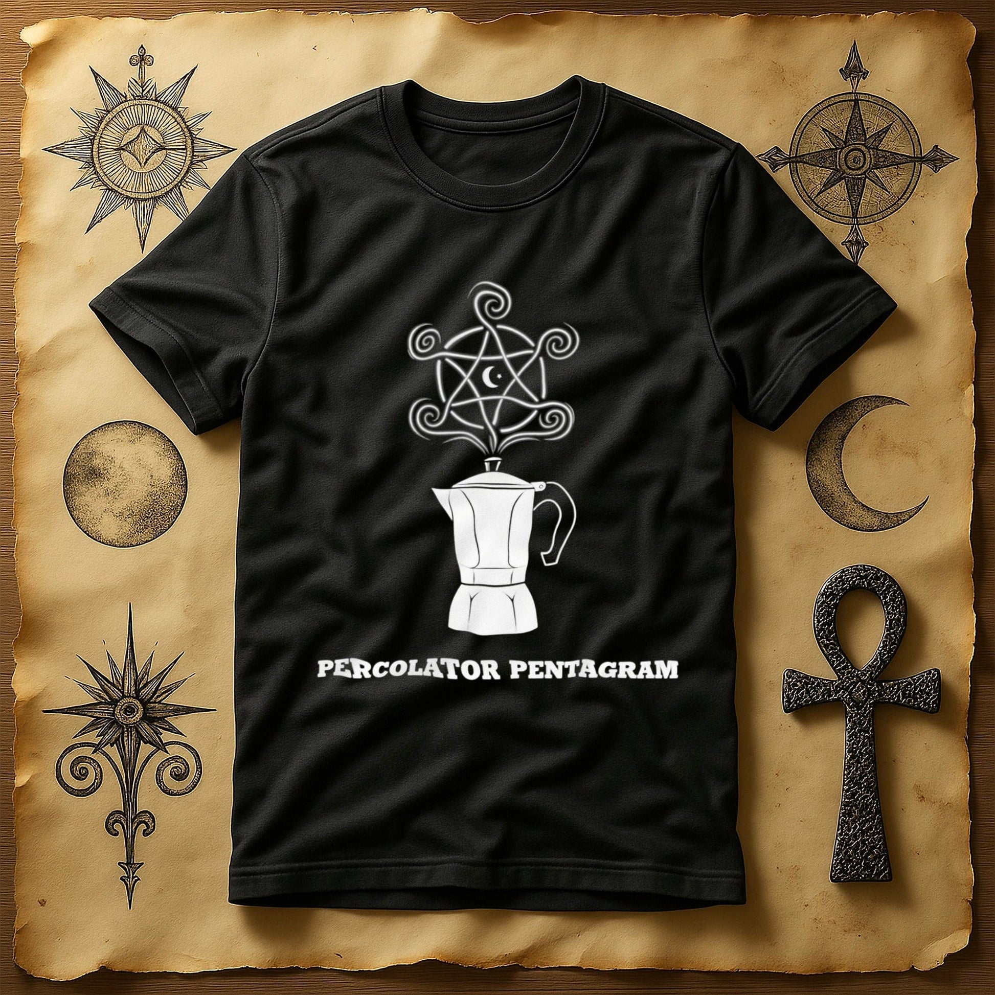 Unique Percolator Pentagram T-shirt product